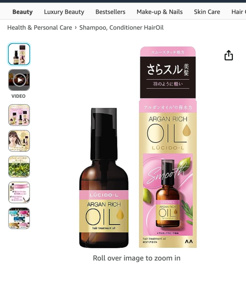 Lucido-L Hair Treatment Oil