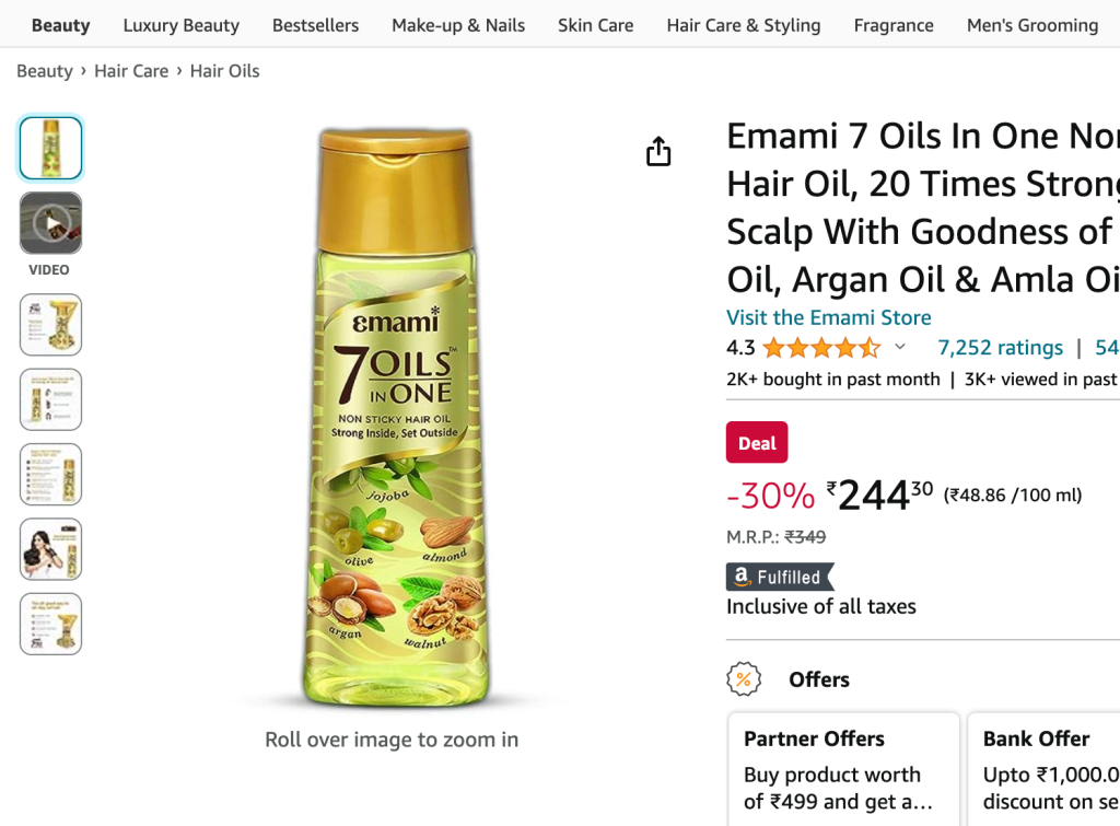 Emami 7 Oils In One